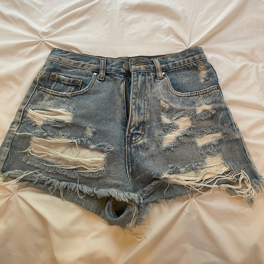 Island gypsy jean shorts